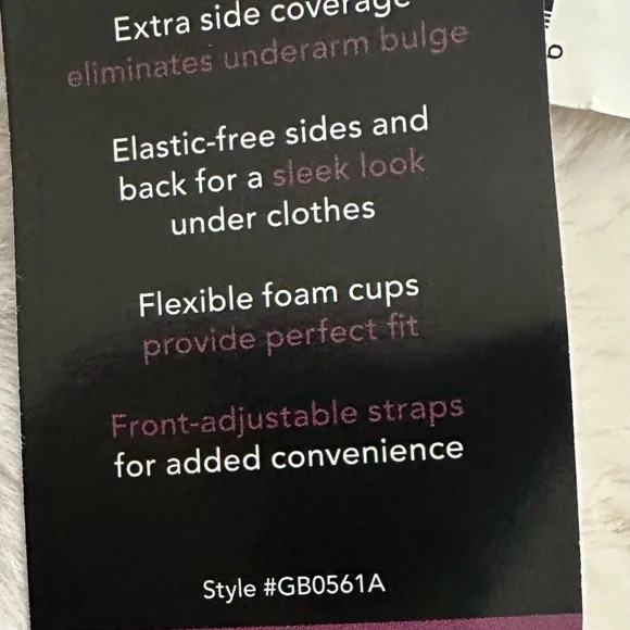 Olga seamless contour underwire Bra 38C  rich garnet - Picture 11 of 11